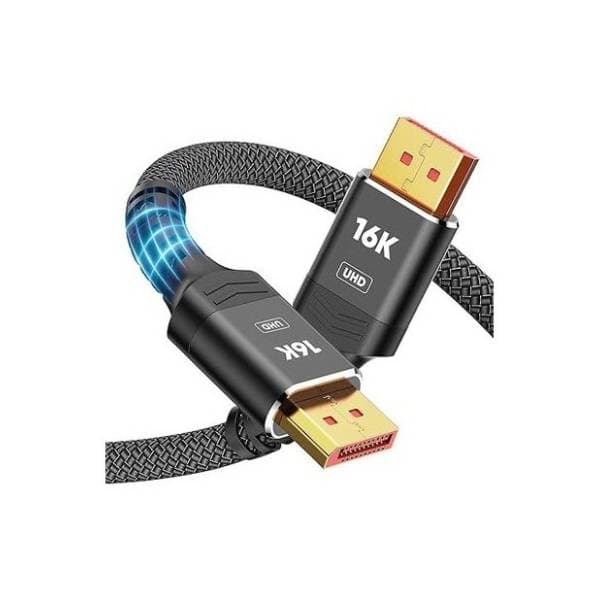 E-GREEN kabl DisplayPort 2.1 16K/80Hz 2m crni 0