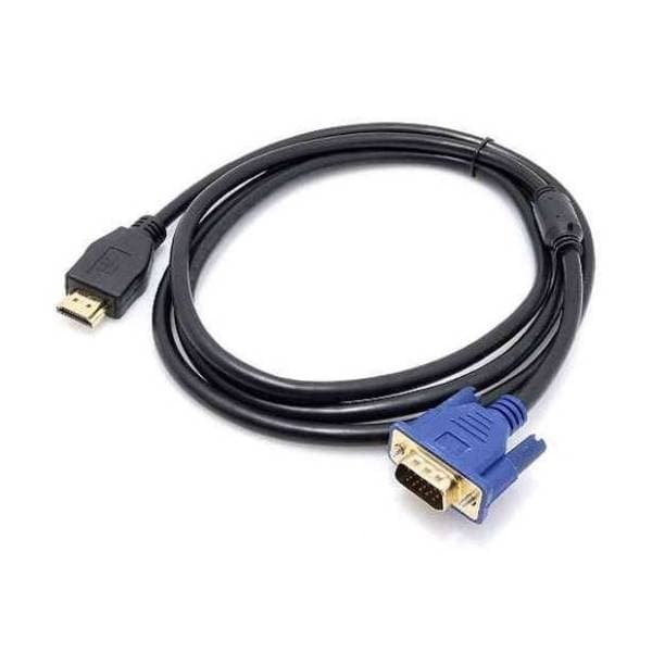E-GREEN konverter kabl HDMI na VGA (m/m) 1.8m crni 0