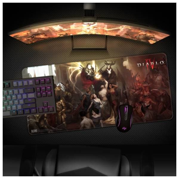 BLIZZARD podloga za miša Diablo IV - Inarius And Lilith XL 2