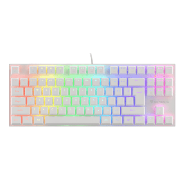 GENESIS tastatura Thor 303 TKL RGB (NKG-1862) bela 0