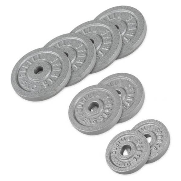 GORILLA SPORTS set tegova od livenog gvožđa 27,5 kg 0