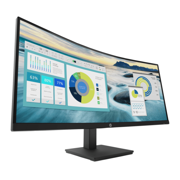 HP zakrivljeni monitor 34'' VA P34hc G4 crni 1