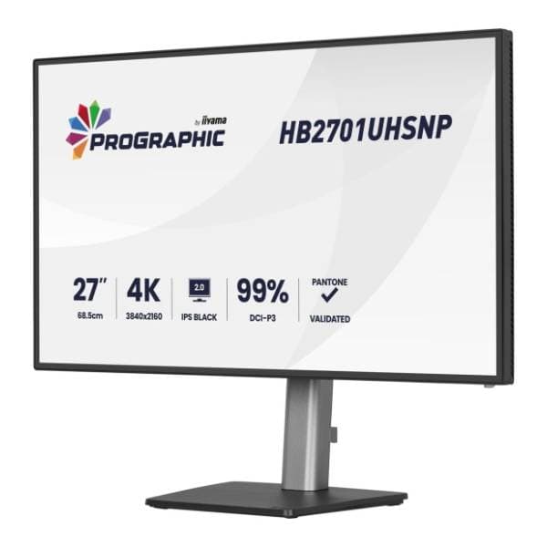IIYAMA monitor 27'' IPS Black 2.0 4K ProGraphic HB2701UHSNP-B1 2