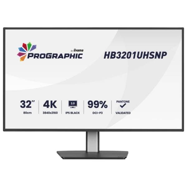 IIYAMA monitor 32'' IPS Black 2.0 4K ProGraphic HB3201UHSNP-B1 0