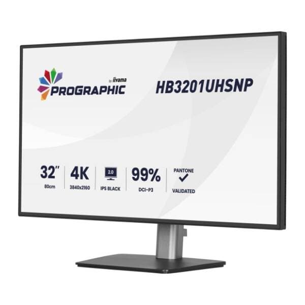 IIYAMA monitor 32'' IPS Black 2.0 4K ProGraphic HB3201UHSNP-B1 2