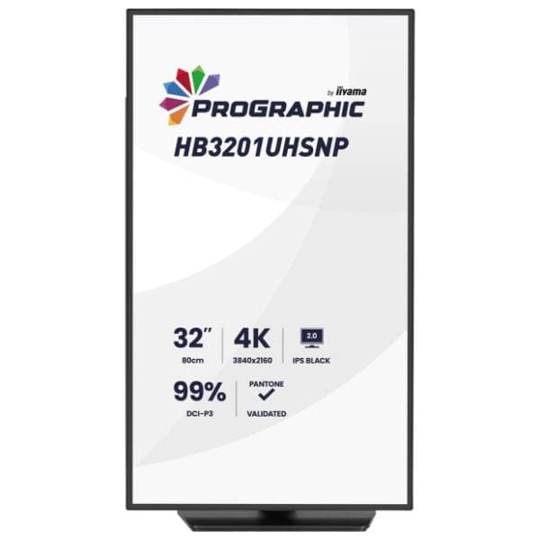 IIYAMA monitor 32'' IPS Black 2.0 4K ProGraphic HB3201UHSNP-B1 3