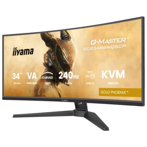 IIYAMA zakrivljeni monitor 34'' VA Gold Phoenix GCB3486WQSCP-B1 3