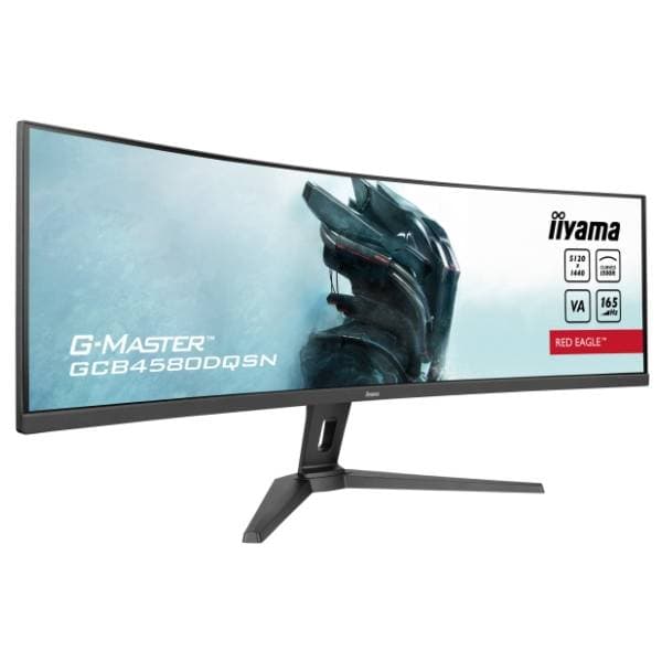 IIYAMA zakrivljeni monitor 44.5'' VA Red Eagle G-Master GCB4580DQSN-B1 3