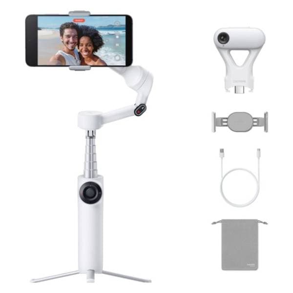 INSTA360 Flow 2 Standard Bundle Summit White gimbal 0
