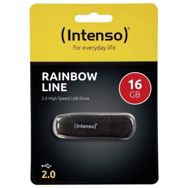 INTENSO USB flash memorija 16GB Rainbow Line crna 2
