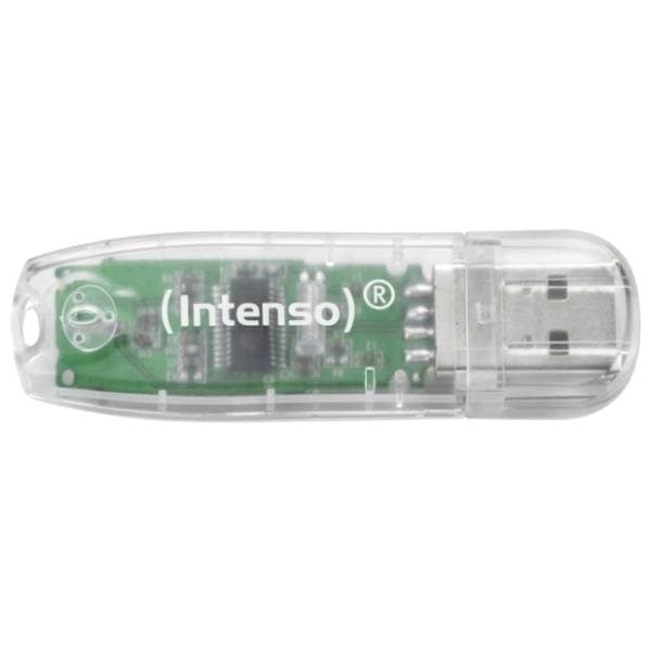 INTENSO USB flash memorija 32GB Rainbow Line transparentna 0