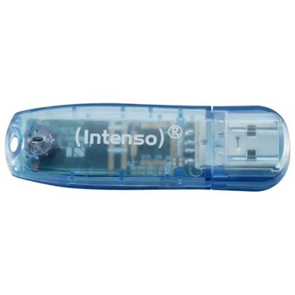 INTENSO USB flash memorija 4GB Rainbow Line plava 0