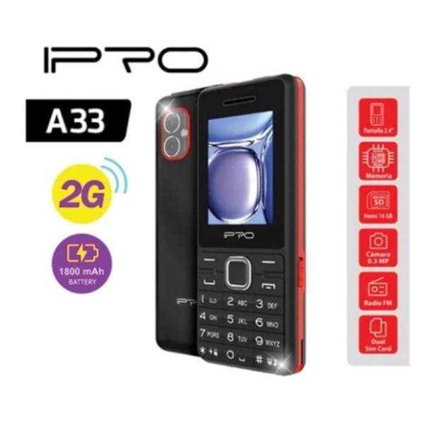 IPRO A33 DS Black Red 2