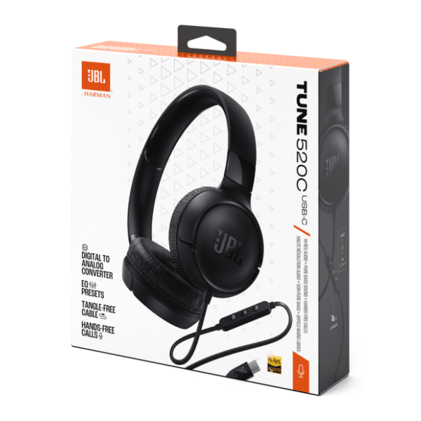 JBL slušalice Tune 520C crne 8