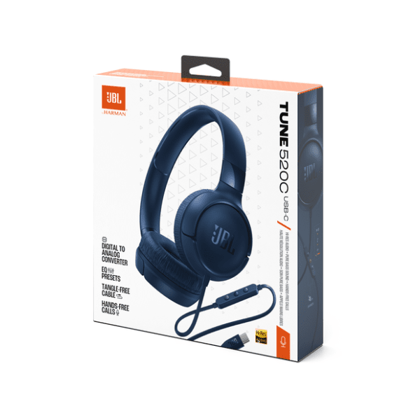 JBL slušalice Tune 520C plave 7