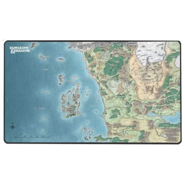 KONIX podloga za miša Dungeons & Dragons Faerun Map Xxl 0