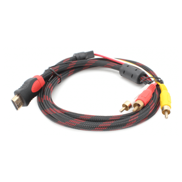 Konverter kabl HDMI na 3x RCA (m/m) 1.5m 0