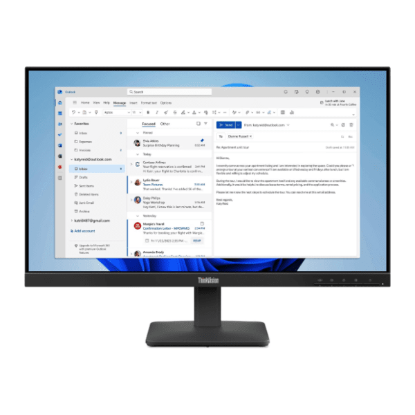 LENOVO monitor 23.8" IPS ThinkVision S24-4e (64B5KAT1EU) 0
