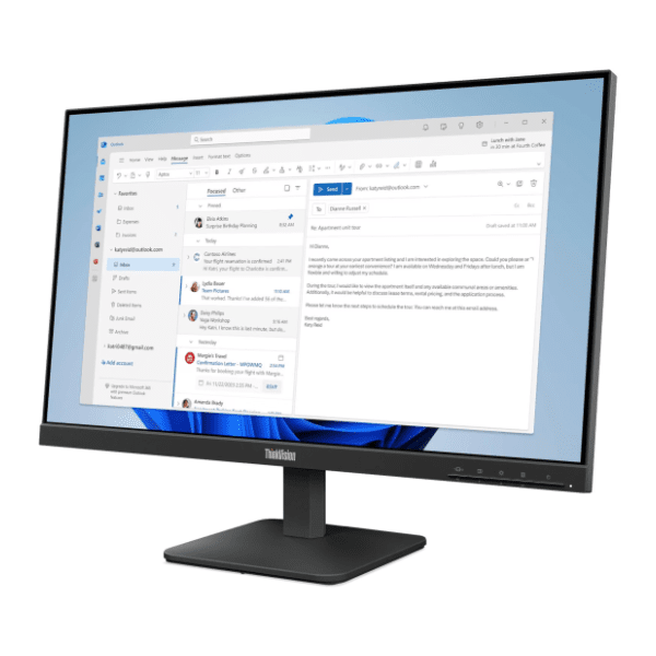 LENOVO monitor 23.8" IPS ThinkVision S24-4e (64B5KAT1EU) 2