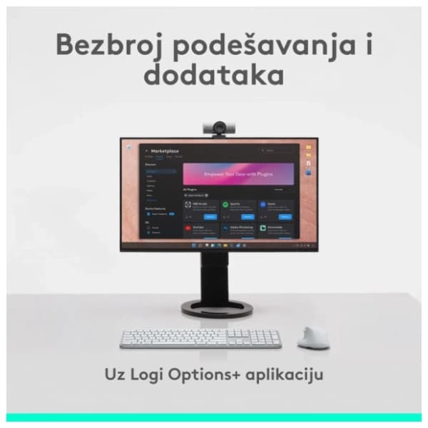 LOGITECH bežični miš MX Master 4 Pale Gray 3