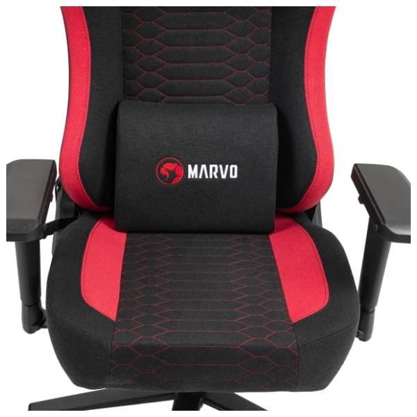 MARVO Kahn CH-178 crvena gejmerska stolica 6