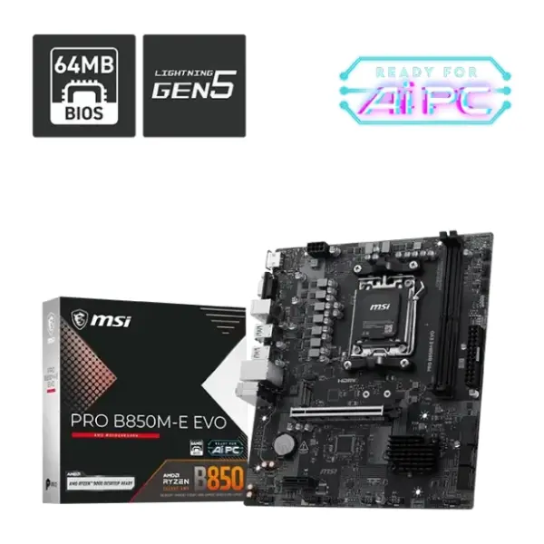 MSI PRO B850M-E EVO matična ploča 5