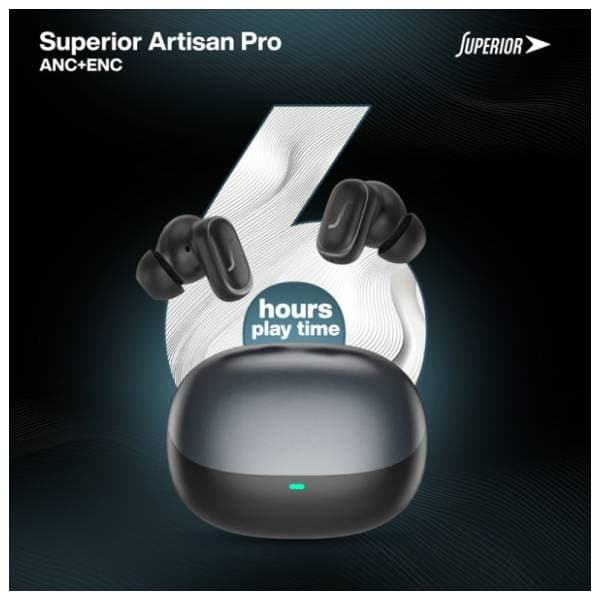 SUPERIOR slušalice Artisan Pro ANC+ENC crne 2