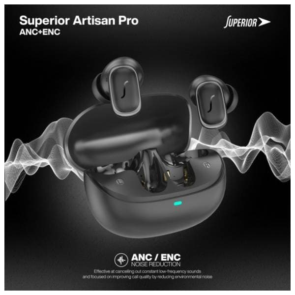 SUPERIOR slušalice Artisan Pro ANC+ENC crne 3