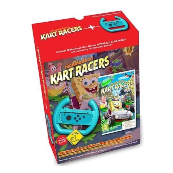 SWITCH Nickelodeon Kart Racers Wheel Bundle 0