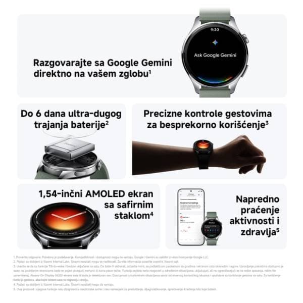 XIAOMI Watch 5 Juniper Green pametni sat 9