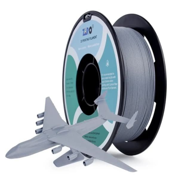 ZIRO Carbon Fiber PLA 1,75 mm Space Gray 3D filament 0