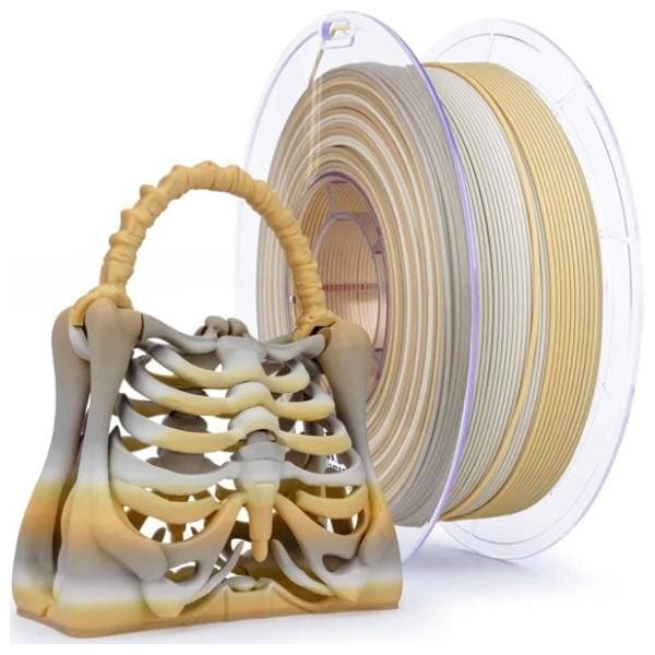 ZIRO Fast Gradient Matte PLA 1,75 mm Beige Shell 3D filament 0