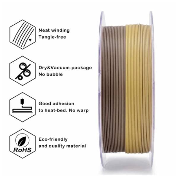 ZIRO Fast Gradient Matte PLA 1,75 mm Castle Brick 3D filament 3