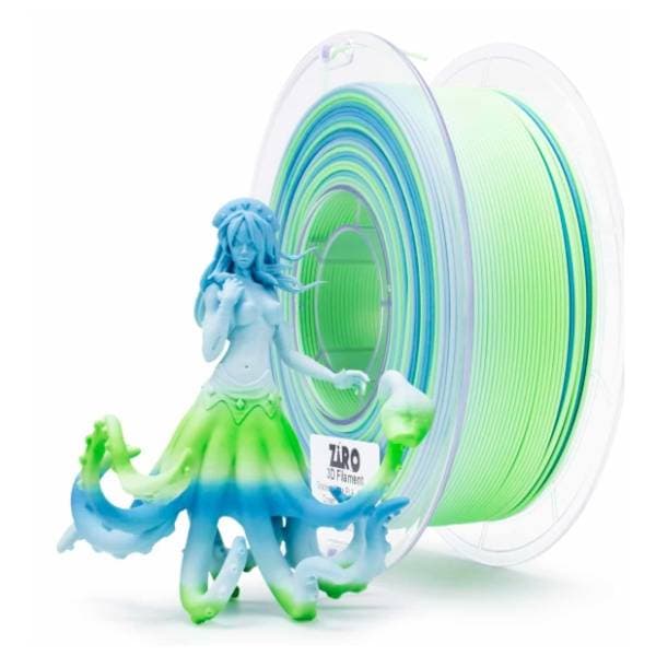 ZIRO Fast Gradient Matte PLA 1,75 mm Ocean 3D filament 0