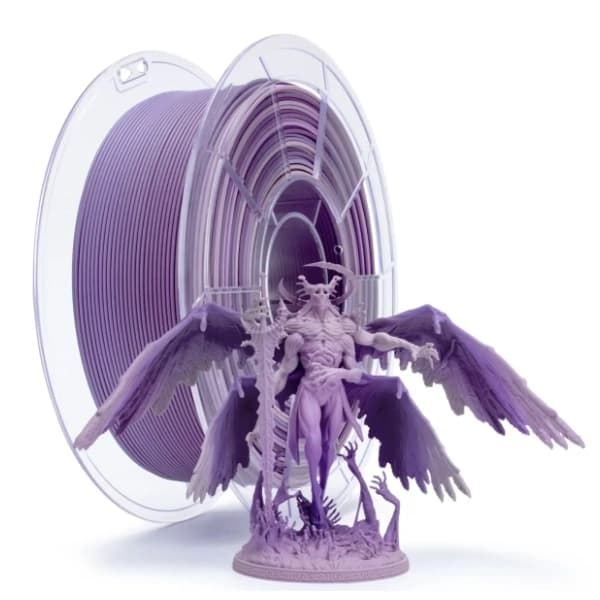 ZIRO Fast Gradient Matte PLA 1,75 mm Purple Veil 3D filament 0
