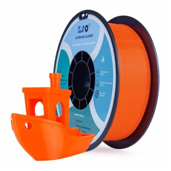 ZIRO Fluorescence PLA 1,75 mm Fluo Orange 3D filament 0