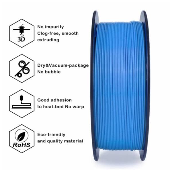 ZIRO Fluorescence PLA 1,75 mm luo Blue 3D filament 3