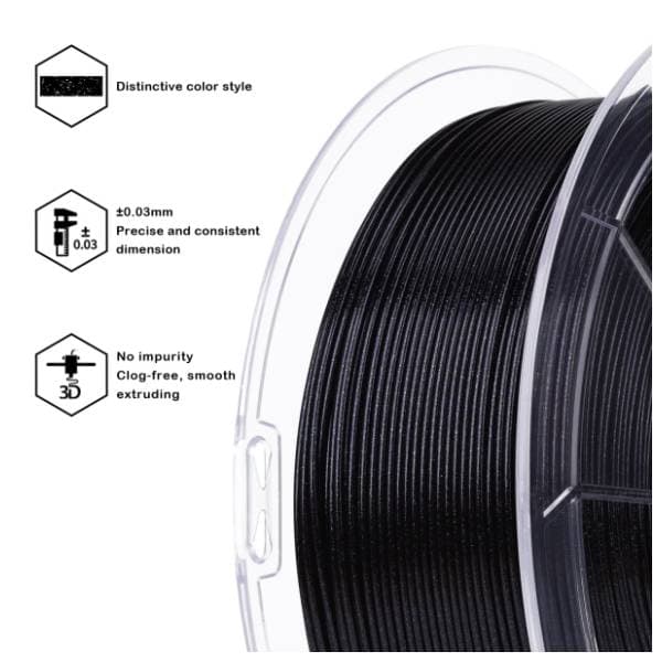 ZIRO Glitter Firefly PLA 1,75 mm Gemini Starlight 3D filament 3