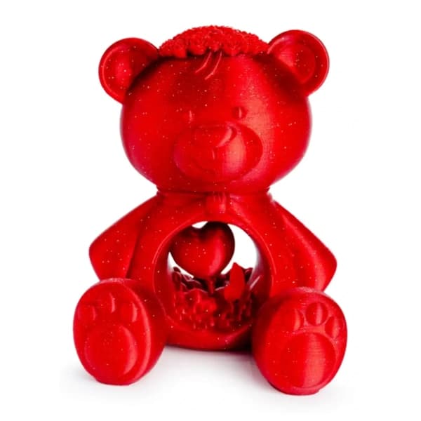 ZIRO Glitter Twinkling PLA 1,75 mm Bright Red 3D filament 1