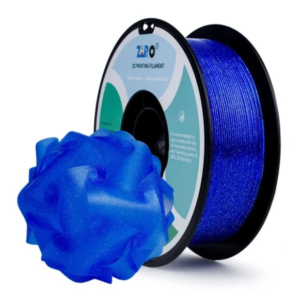 ZIRO Glitter Twinkling PLA 1,75 mm Starry Blue 3D filament 0