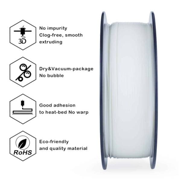 ZIRO Glow in Dark PLA 1,75 mm GID Blue 3D filament 2