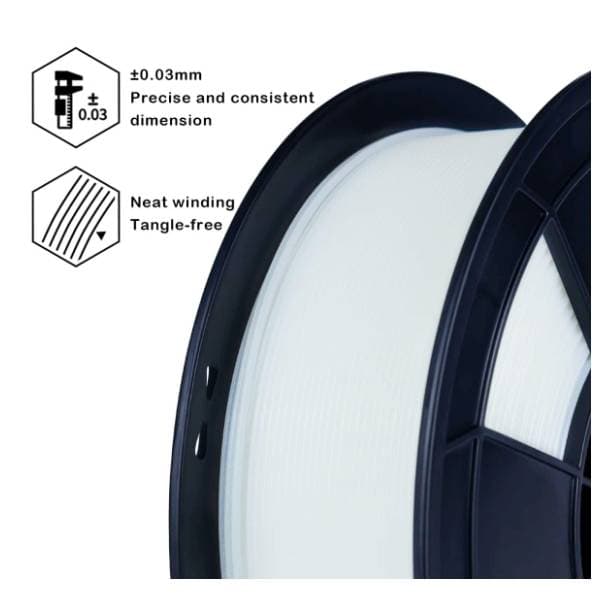 ZIRO Glow in Dark PLA 1,75 mm GID Blue 3D filament 1