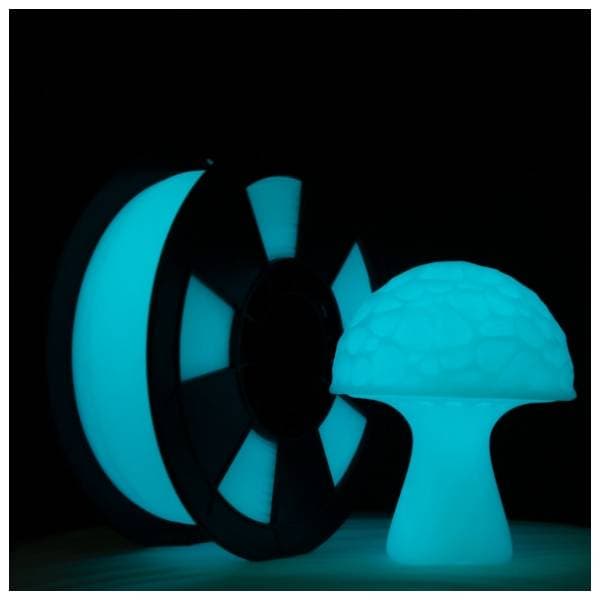 ZIRO Glow in Dark PLA 1,75 mm GID Cyan 3D filament 0