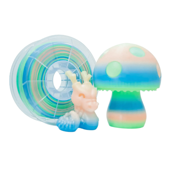ZIRO Glow in Dark PLA 1,75 mm Rainbow 3D filament 0