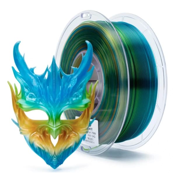 ZIRO Gradient Translucent PLA 1,75 mm Crystal Wave 3D filament 0