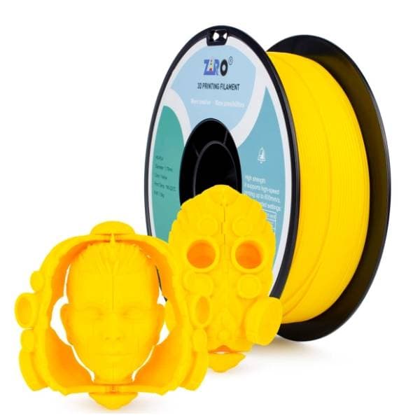ZIRO High Speed PLA 1,75 mm Yellow 3D filament 0