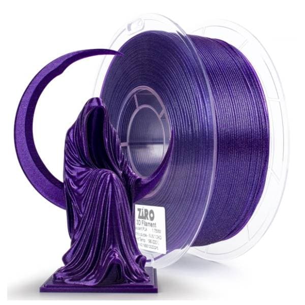 ZIRO Iridescent PLA 1,75 mm Electric Purple 3D filament 0