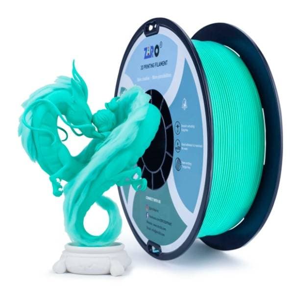ZIRO Matte PLA 1,75 mm Cyan 3D filament 0