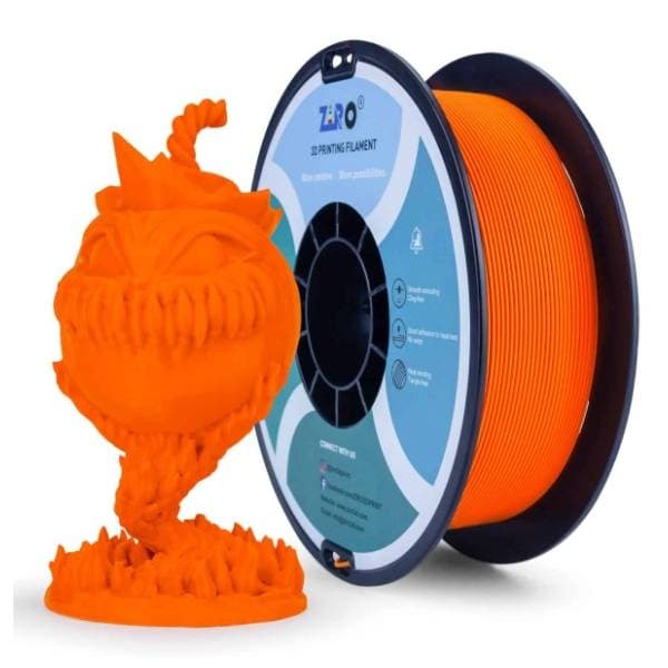 ZIRO Matte PLA 1,75 mm Orange 3D filament 0