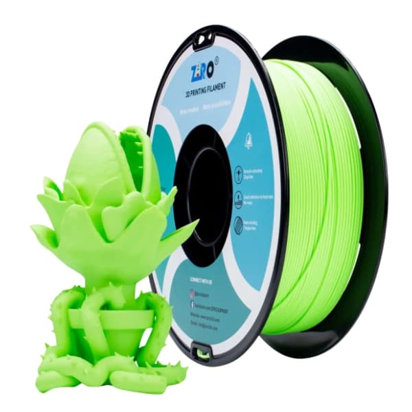 ZIRO Matte PLA 1,75 mm Pastel Green 3D filament 0